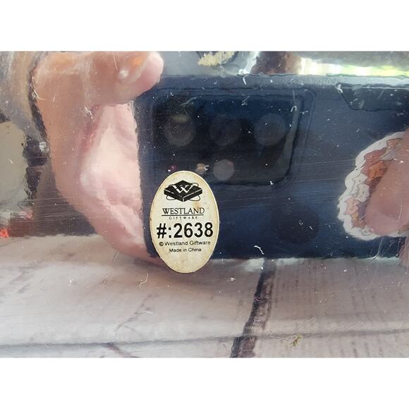 Clearly Elephant/Water Pool Reflection Westland#2638 Giftware Clear Blue Resin - Picture 11 of 11